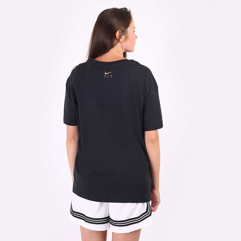 женская черная футболка Nike `Legend` Women's Basketball Boyfriend T-Shirt DJ6388-011 - цена, описание, фото 4